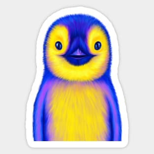 Colorful Penguin Sticker